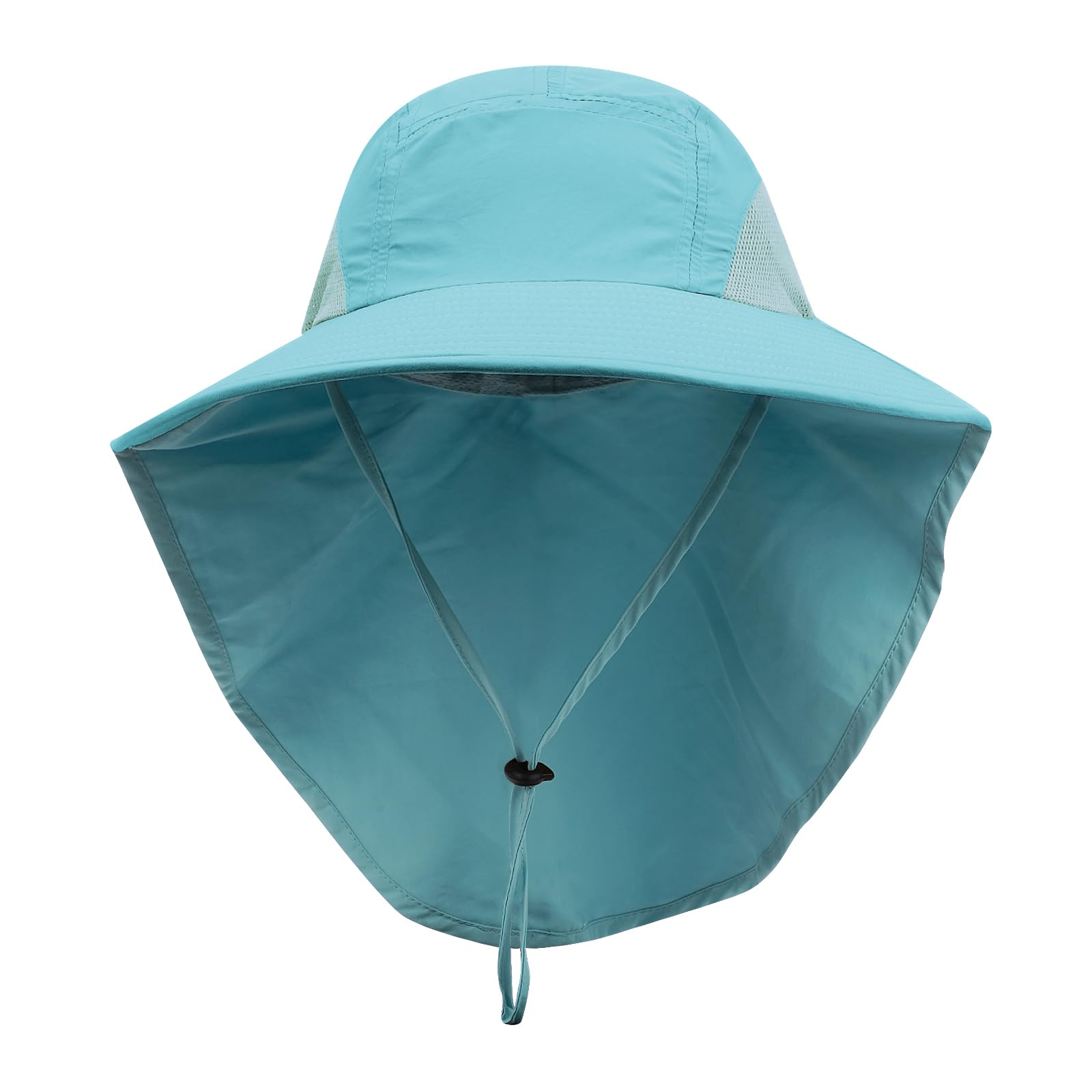 CLAPE UPF 50+ Sun Protection Hat for Men & Women - Wide Brim Fishing Hat with Neck Flap, Quick Dry & Breathable Safari Hiking Cap - Perfect for Outdoor Activities, Beach, Fishing, and Travel