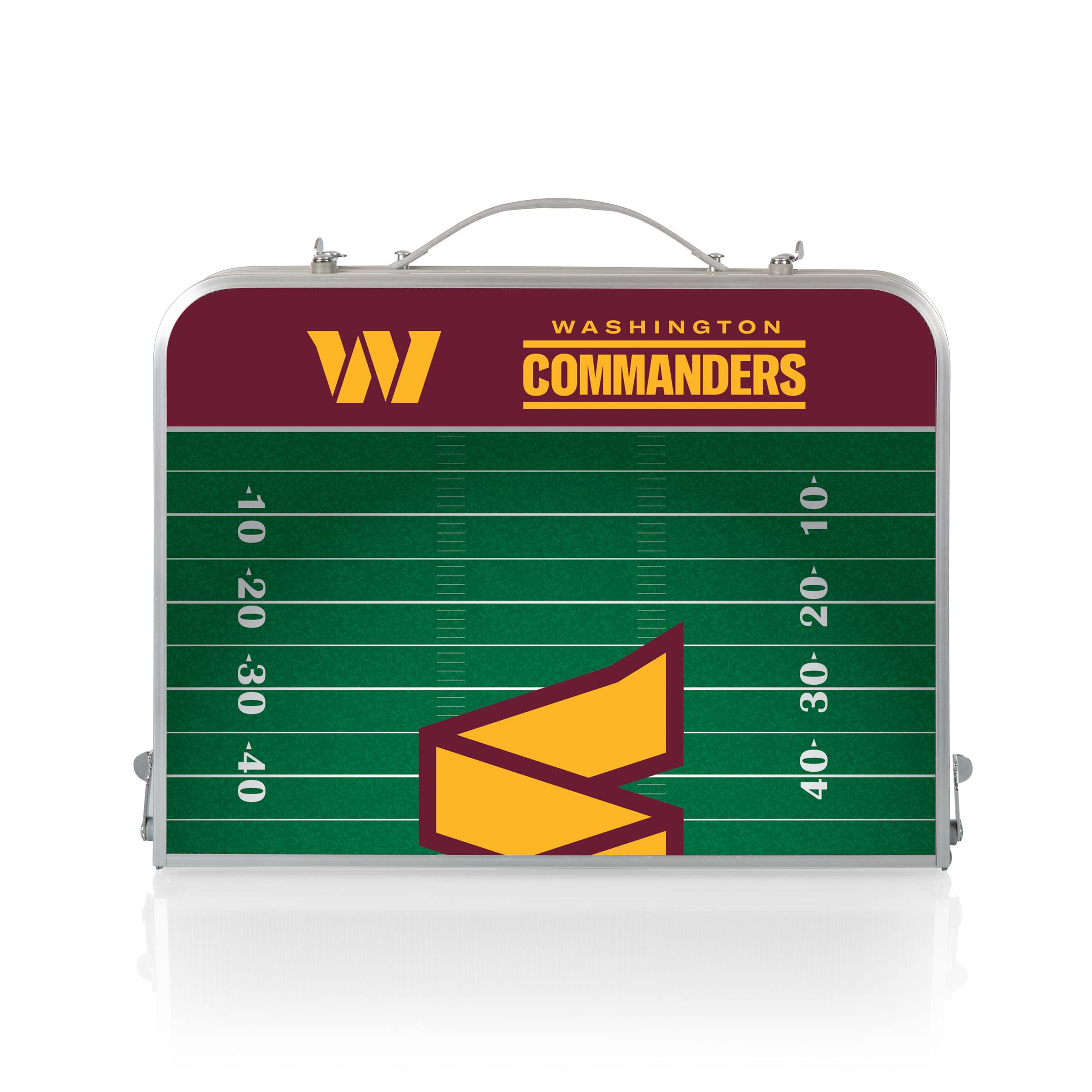 PICNIC TIME NFL Concert Mini Portable Folding Table - Small Lightweight Picnic Table for Outdoor Events, Tailgating, Camping & Beach Parties