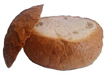 4 Pack Soup Boule Bread Bowls - Perfect for Serving Soups, Stews & Dips at Parties & Family Dinners