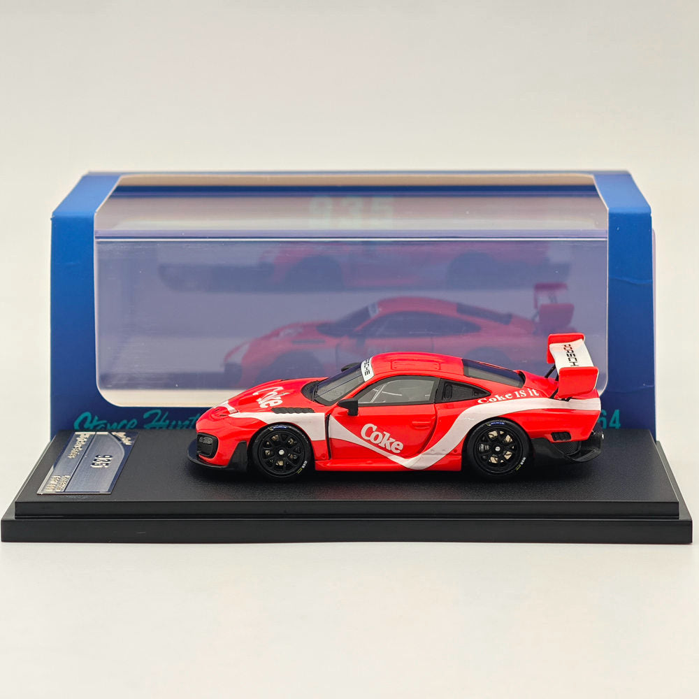 1/64 Stance Hunters Porsche 935 High REV Series Red Resin Model Car - Limited Edition of 499 - Collectible Diecast Vehicle for Display & Racing Enthusiasts