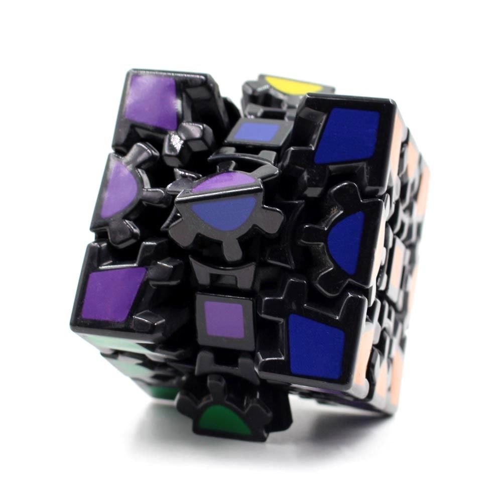Kiditos 3x3 Stickerless Gear Cube - Speed Magic Cube Puzzle Toy for Kids & Adults - Brain Teaser & Stress Relief - Perfect for Office, Travel & Family Game Night