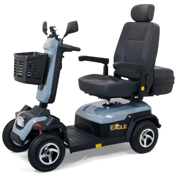 Golden Technologies Eagle 4 Wheel Mobility Scooter - Lightweight Electric Scooter for Adults & Seniors - Indoor/Outdoor Use for Shopping, Travel & Daily Mobility