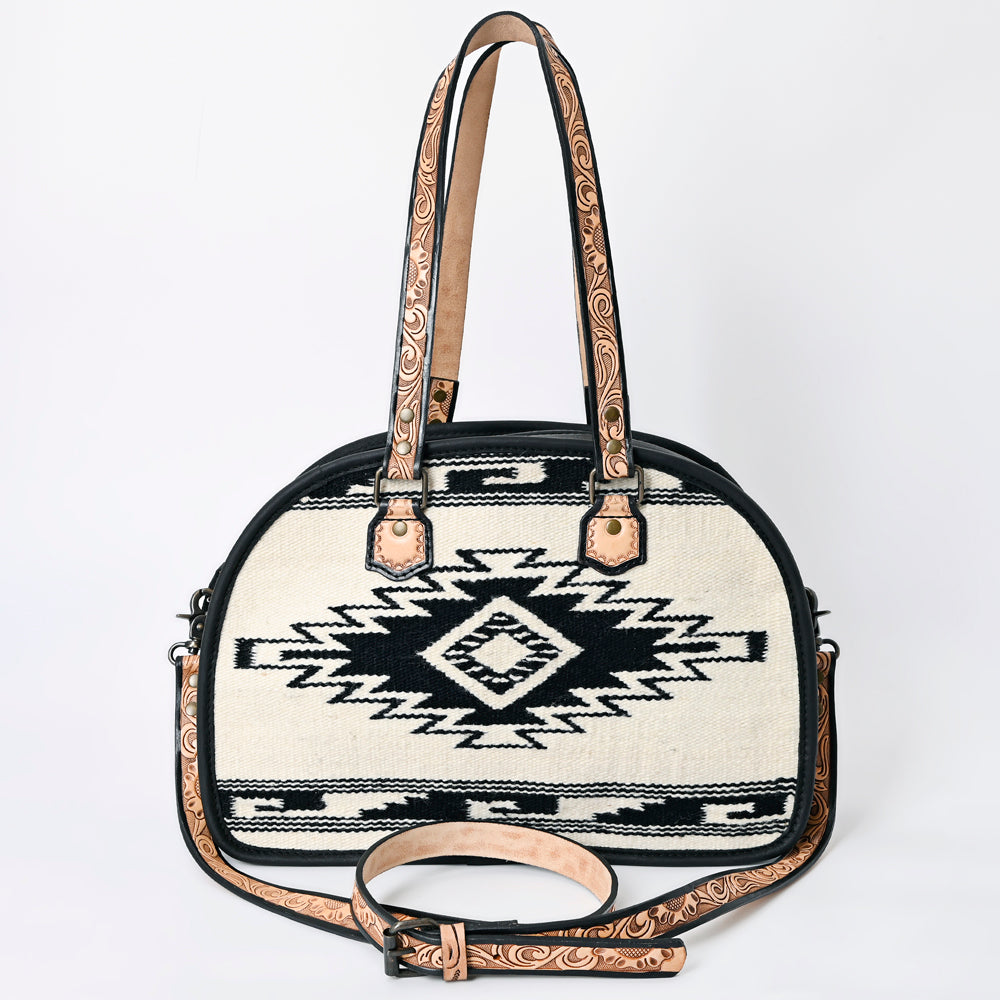 **Genuine Leather Western Handbag for Women - American Darling Tote Saddle Blanket Purse - Perfect for Cowgirl Style, Rodeo Events & Everyday Use**