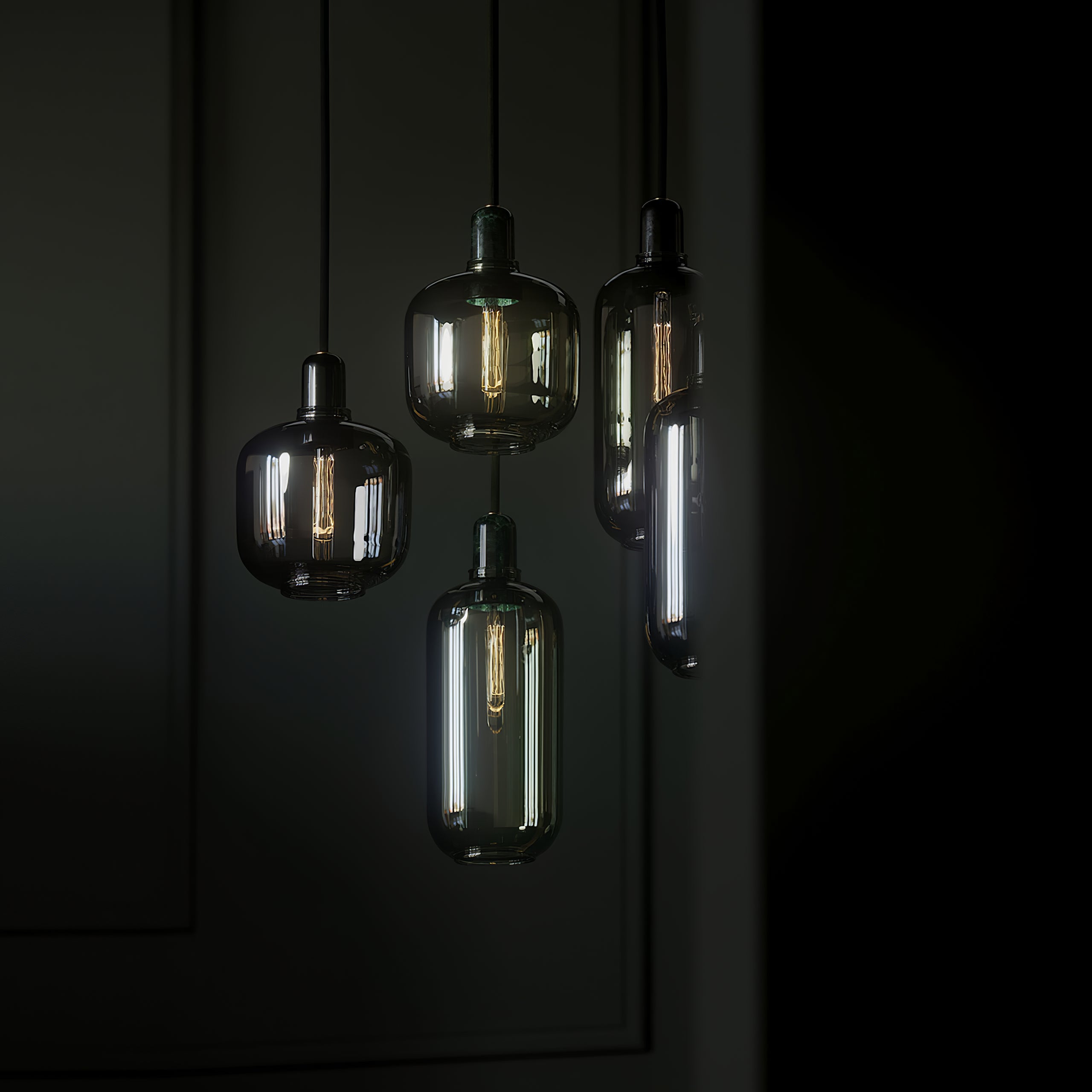 Modern Amp Pendant Lamp - Industrial Style Hanging Light Fixture for Kitchen Island, Dining Room & Bedroom Decor