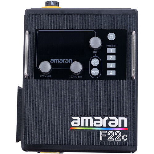 Aputure Amaran F22c 2x2 Feet RGB LED Flexible Light Panel with Gold Mount - Perfect for Photography, Videography, and Studio Lighting