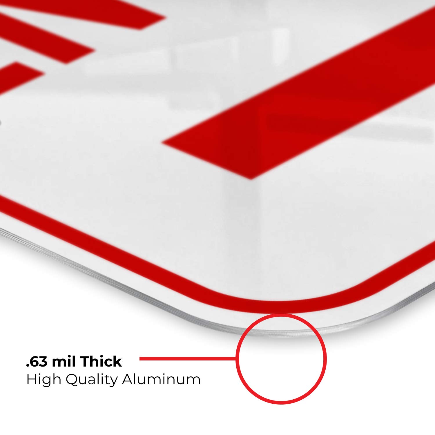 Right Arrow Entrance Sign - 12x18 Inches Rust-Free .063 Aluminum, Fade-Resistant & Easy Mounting for Indoor/Outdoor Use | Made in USA | Perfect for Parking Lots, Warehouses & Building Entrances