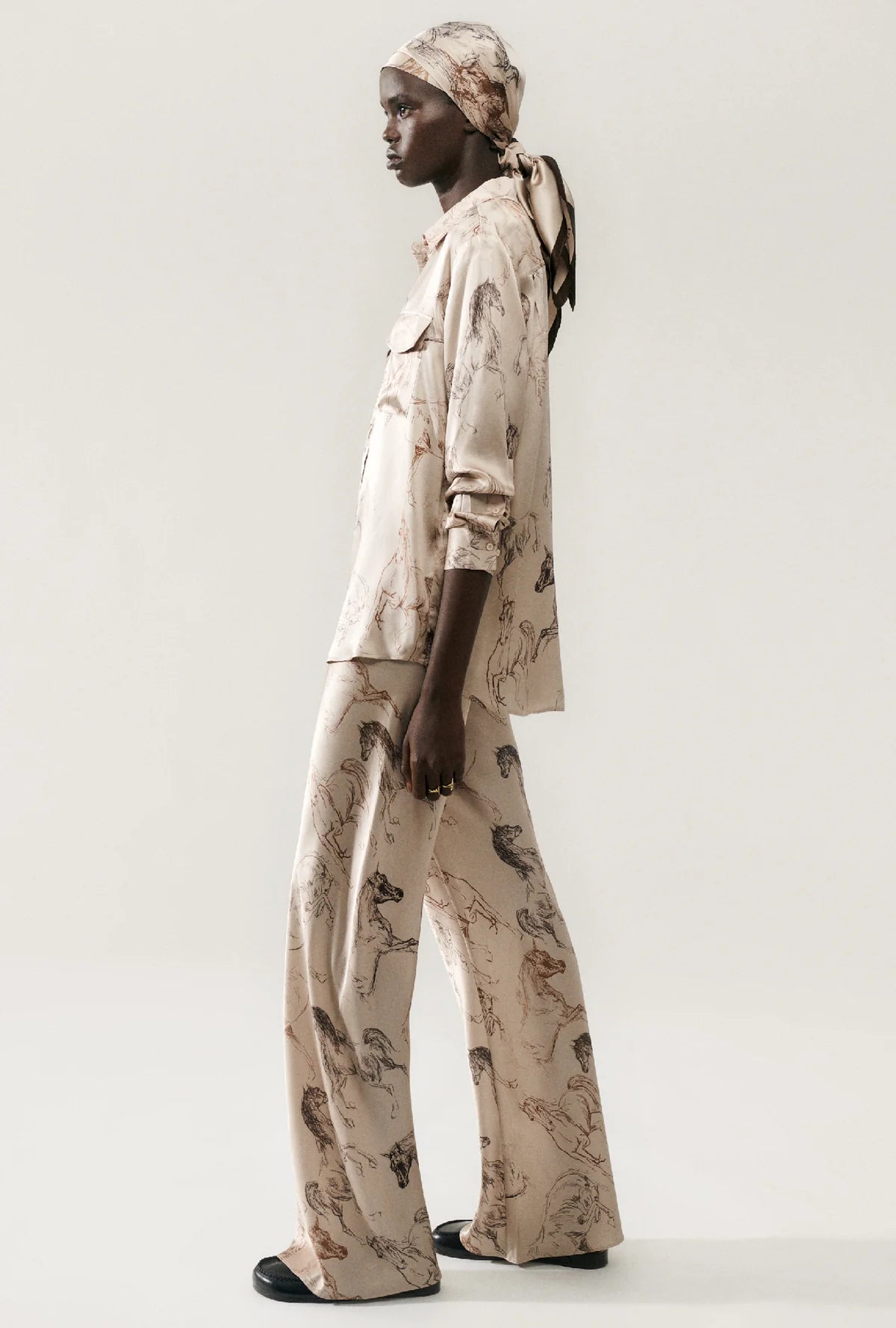 Wild Horses Bias Cut Pants - Flowy & Stylish Women's Trousers for Casual Wear & Office Outfits