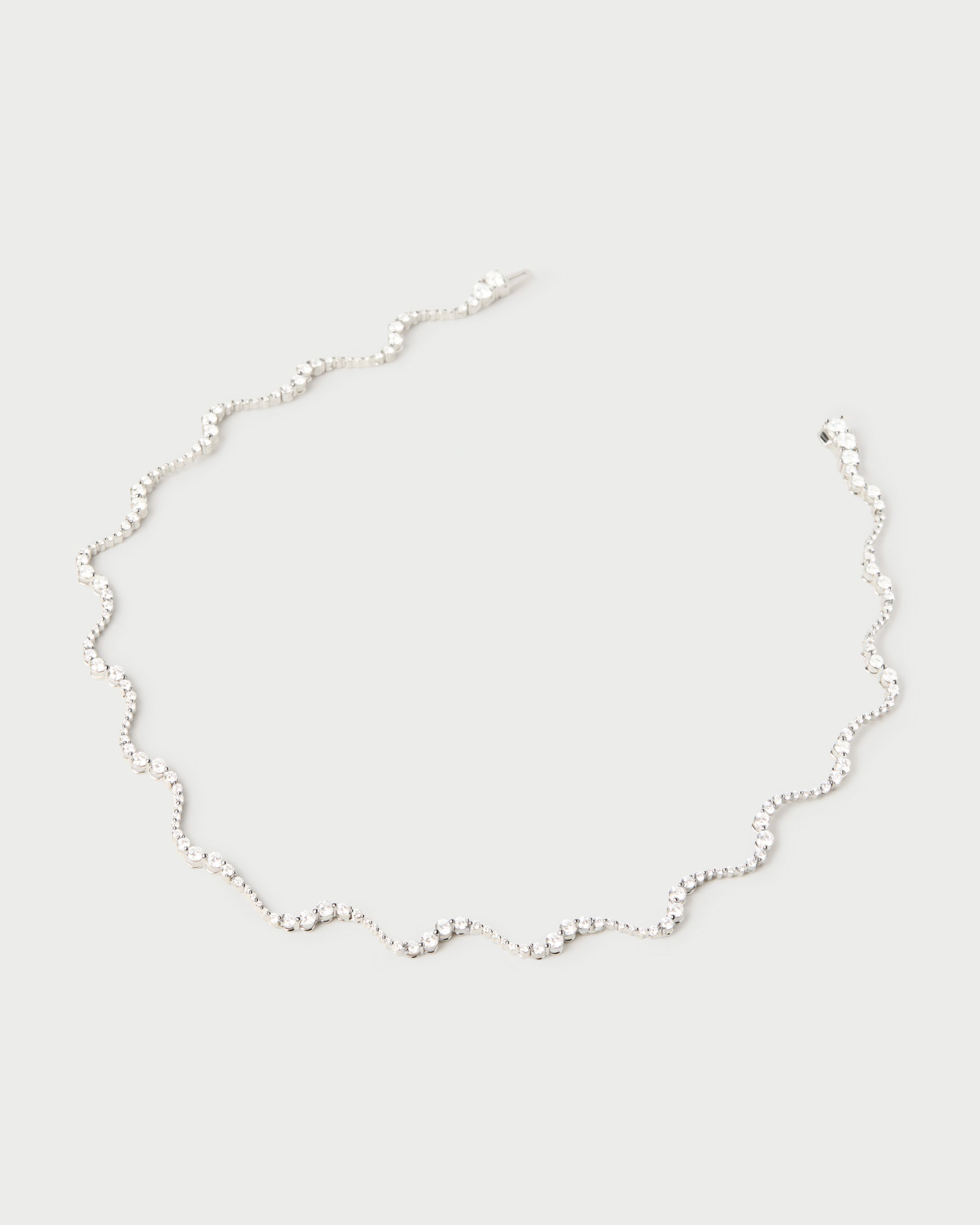 Elegant Diamond & White Gold Venus Choker Necklace for Women - Perfect for Weddings, Parties & Special Occasions