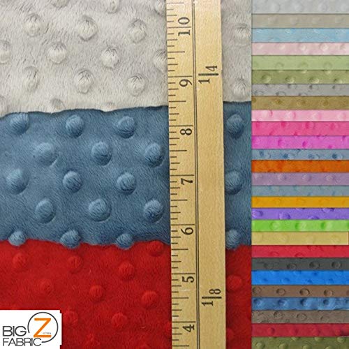 Hug-Z™ Dimple Dot Minky Fabric by The Yard - Soft DIY Baby Blankets, Nursery Decor, Cozy Clothing & Snuggle Material (Dark Purple) for Baby Shower Gifts, Swaddles & Home Sewing Projects