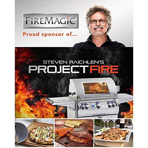 FireMagic Grills 3683 Griddle Adapter for Power Burners - Heavy Duty Stainless Steel Cooking Accessory for Outdoor BBQ, Camping & Backyard Grilling