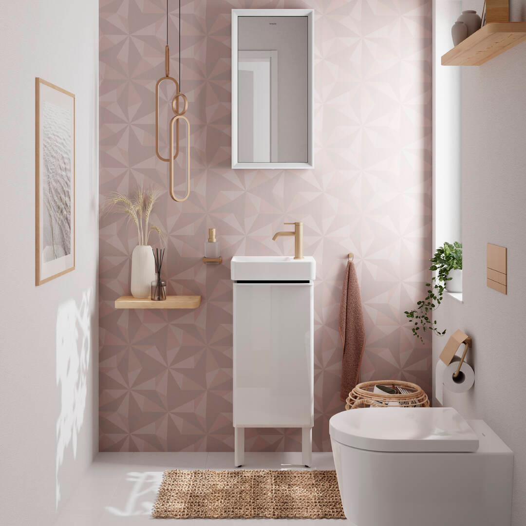 Hansgrohe AddStoris Brushed Bronze Soap Dispenser 41745140 - Modern Touchless Bathroom & Kitchen Faucet Accessory for Home & Commercial Use