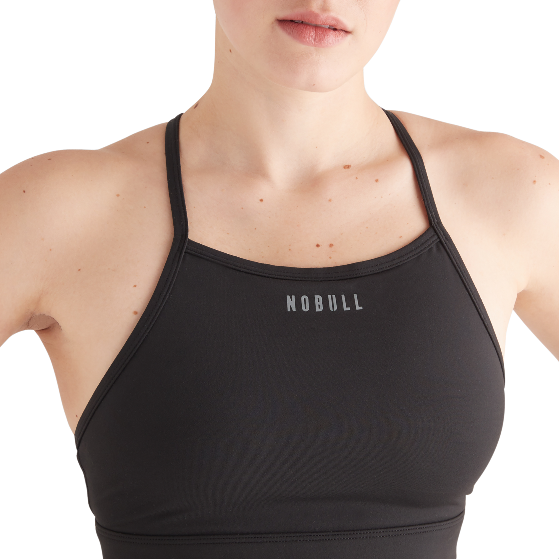 High Neck Sports Bra for Women - Seamless Workout Top with Matte Finish - Perfect for Yoga, Running & Gym