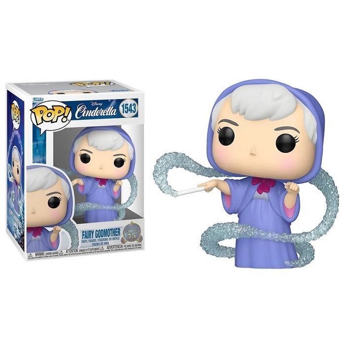 Disney Cinderella 75th Anniversary Pop! Vinyl Figure Fairy Godmother [1543] - Collectible Funko Pop for Disney Fans & Movie Memorabilia Collectors - Perfect for Display, Gifts, and Disney Themed Decor