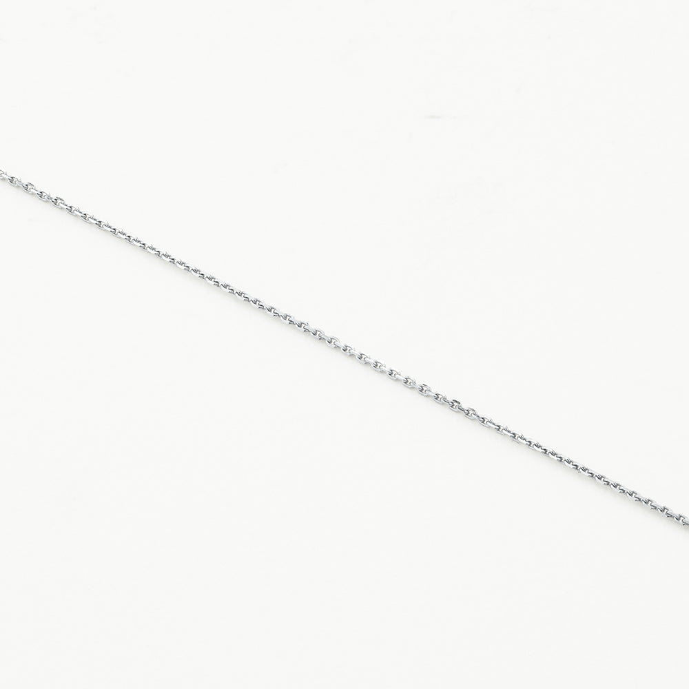 0.20ct Lab-Grown Oval Diamond Silver Necklace for Women - Elegant Jewelry Gift for Anniversary, Wedding & Special Occasions