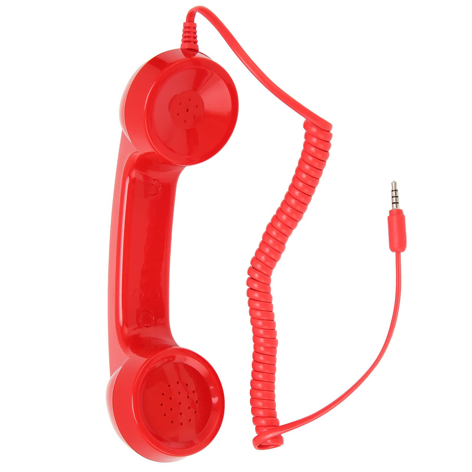 Vintage 3.5mm Retro Phone Handset - Convert Your Smartphone to Landline Style | Funny Novelty Headset for iPhone & Android | Perfect for Office Prank, Cosplay & Nostalgic Decor