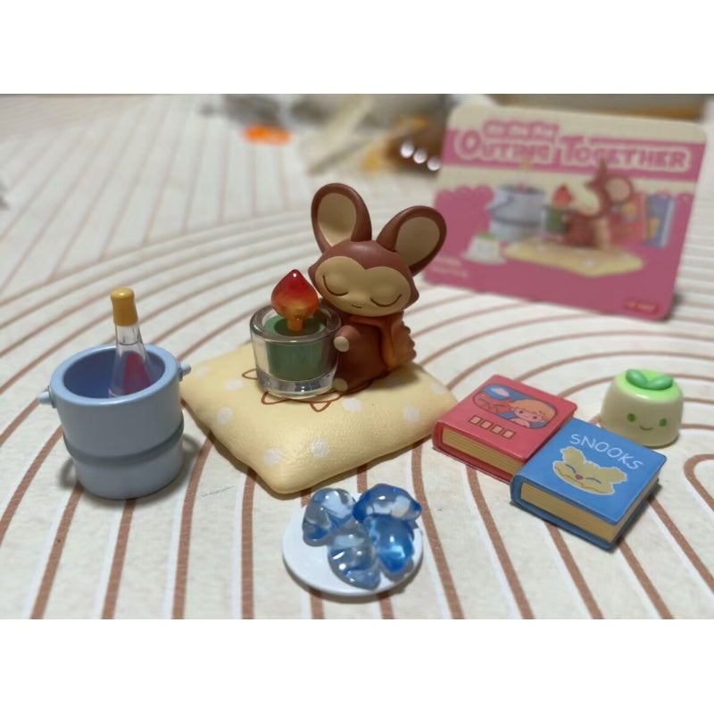 DIMOO Outing Together Series - Cute Cartoon Figure for Drink Freely, Perfect for Home Decor, Office Desk Display & Gift for Collectors