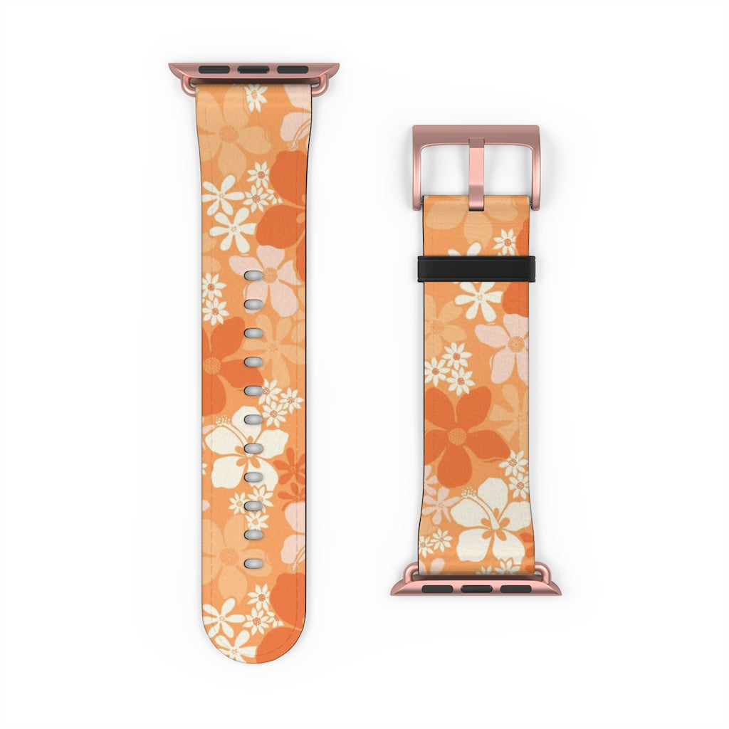 Groovy Pua Watch Band - Durable Silicone Replacement Strap for Apple Watch, Fitbit & Samsung - Perfect for Workouts, Swimming & Everyday Wear