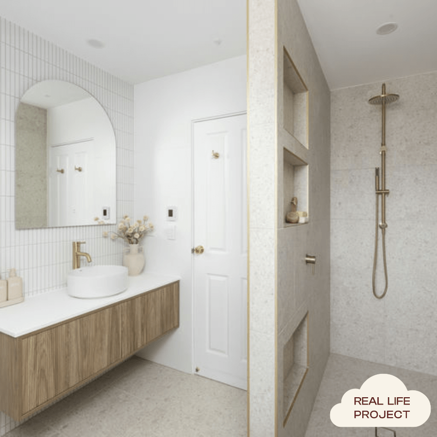 Premium Yamba Clay Terrazzo Look Tile - Elegant Floor & Wall Tile for Kitchen, Bathroom, and Living Room Decoration
