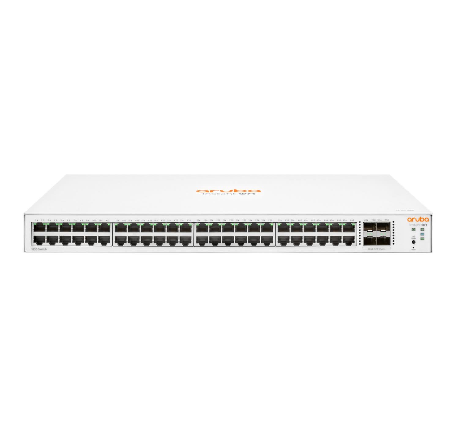 Aruba Instant On 1830 48G 4SFP Managed L2 Gigabit Ethernet Switch (10/100/1000) 1U Rackmount | JL814A#ACC | Ideal for Small Business Networks & Office IT Infrastructure