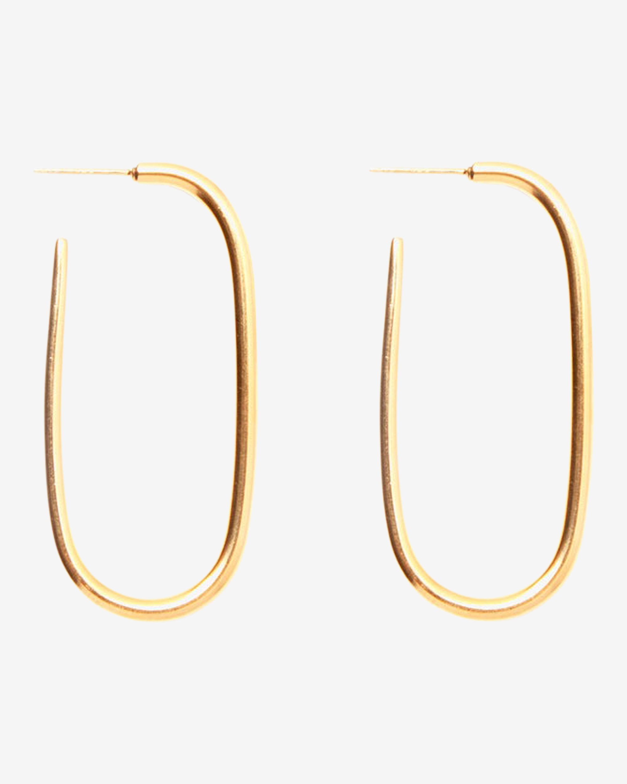 Mimi Et Toi Avelaine Gold Hoop Earrings for Women - 14K Gold Plated Fashion Jewelry - Perfect for Parties, Weddings & Everyday Wear