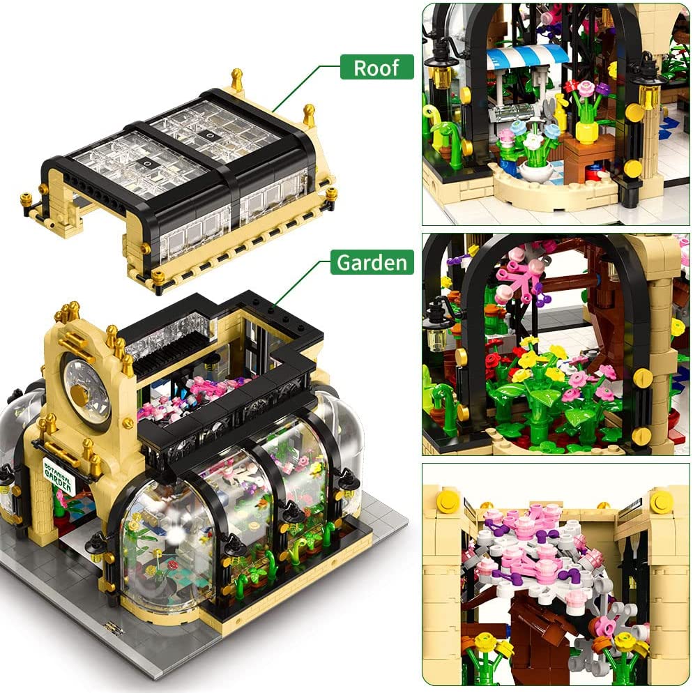 Mould King 16019 The Botanical Garden MOC Building Blocks Set - 2,147 Pieces for Adults, Creative DIY Flower Plant Model Kit | Perfect for Home Decor, Office Display & Relaxing STEM Activity