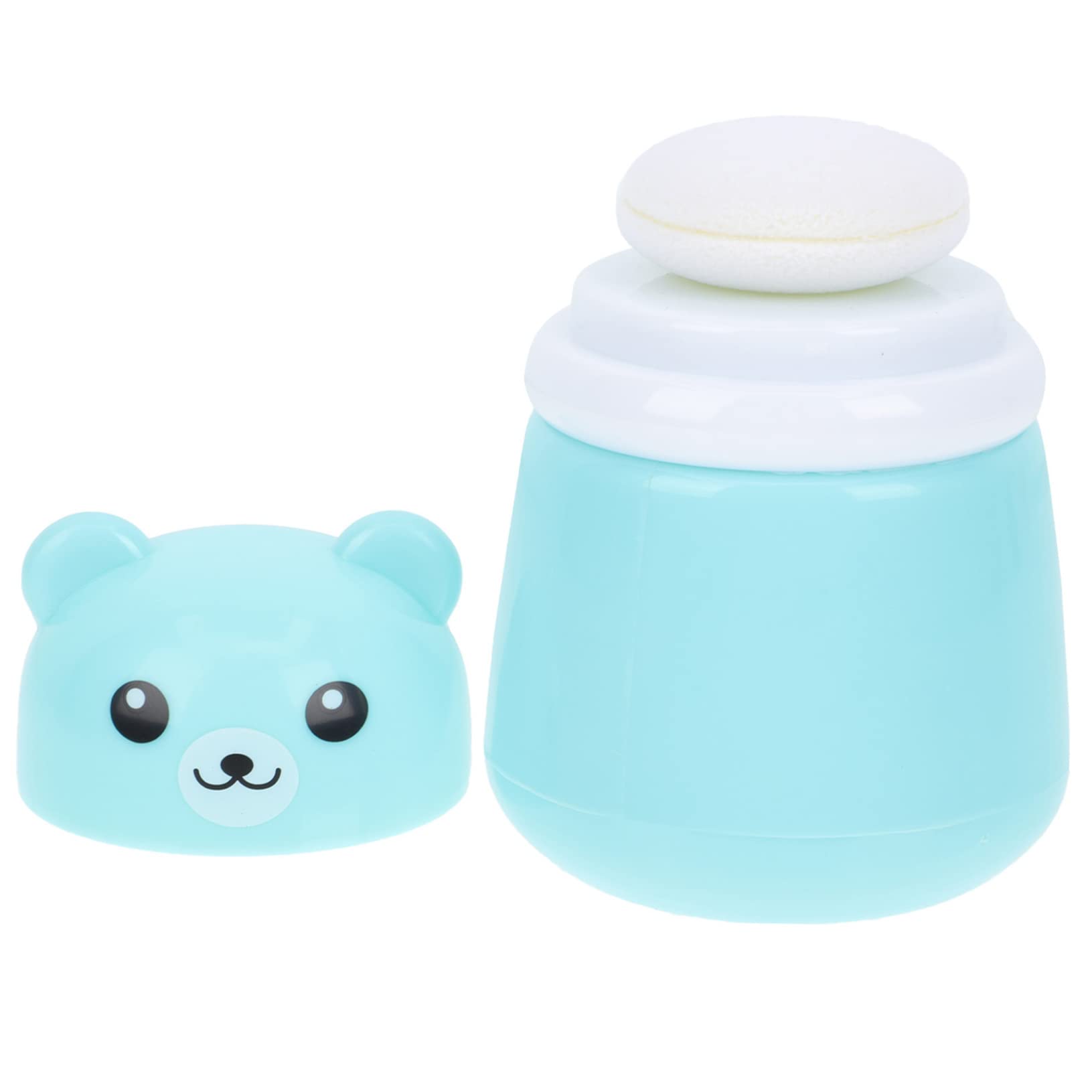 Premium Powder Puff Box & Lip Gloss Kit - Travel Makeup Containers with Body Mounts, Talcum Powder Case & Puff Dispenser - Perfect for On-the-Go Touch Ups, Bathroom Organization & Travel Cosmetics Storage