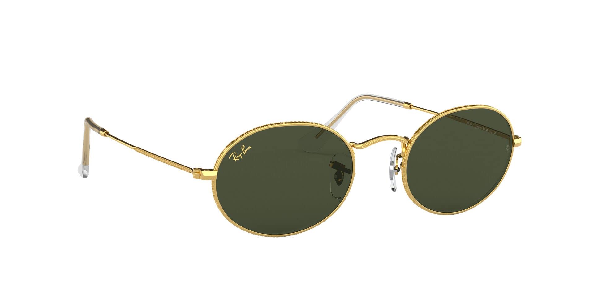 Ray-Ban RB3547 Oval Sunglasses for Men & Women - Classic Polarized UV Protection Aviator Sunglasses for Driving, Travel & Outdoor Activities
