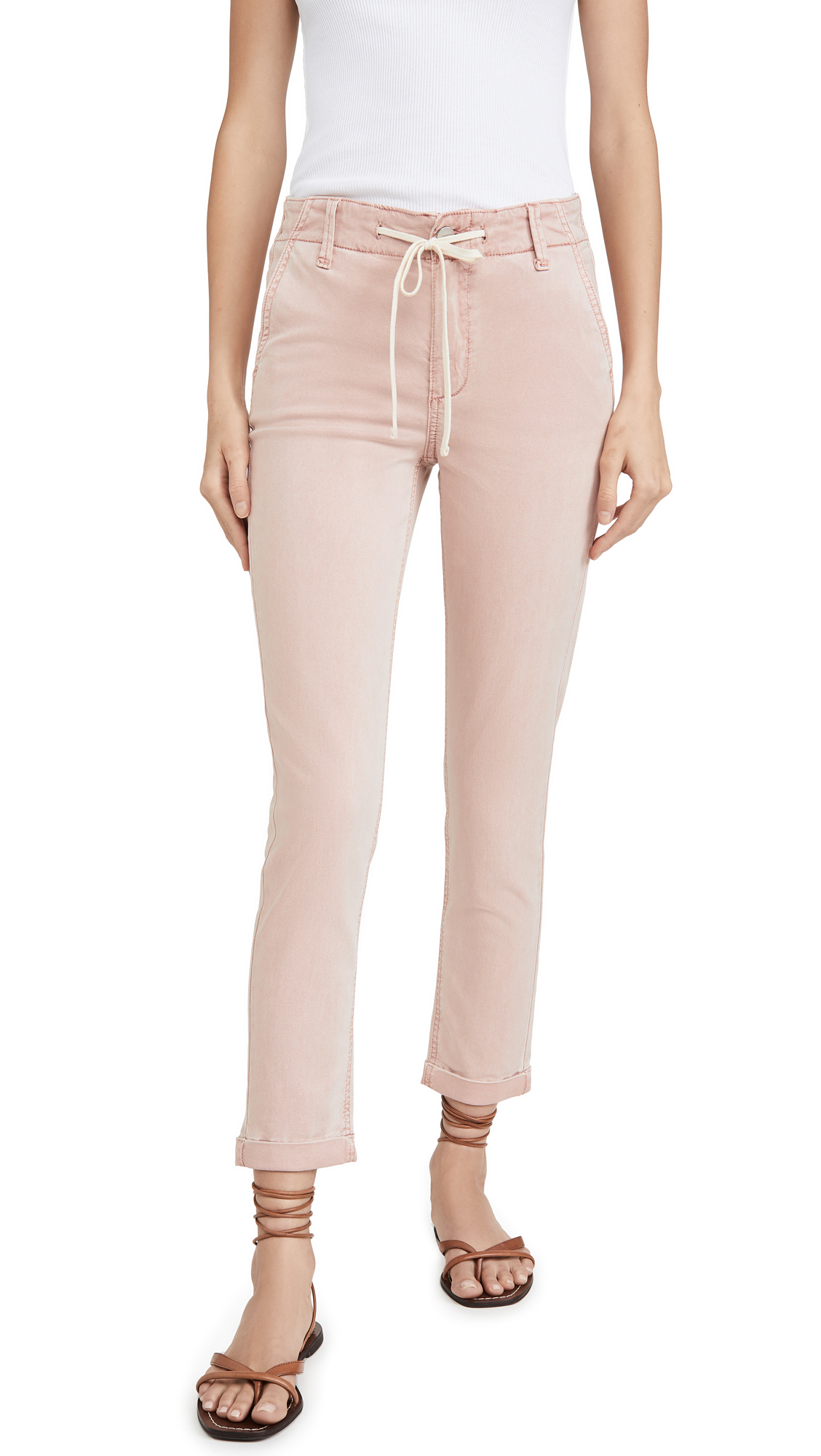 PAIGE Women's Casual Drawstring Pants with Cuff - Comfortable Lounge Pants for Yoga, Travel & Home Wear