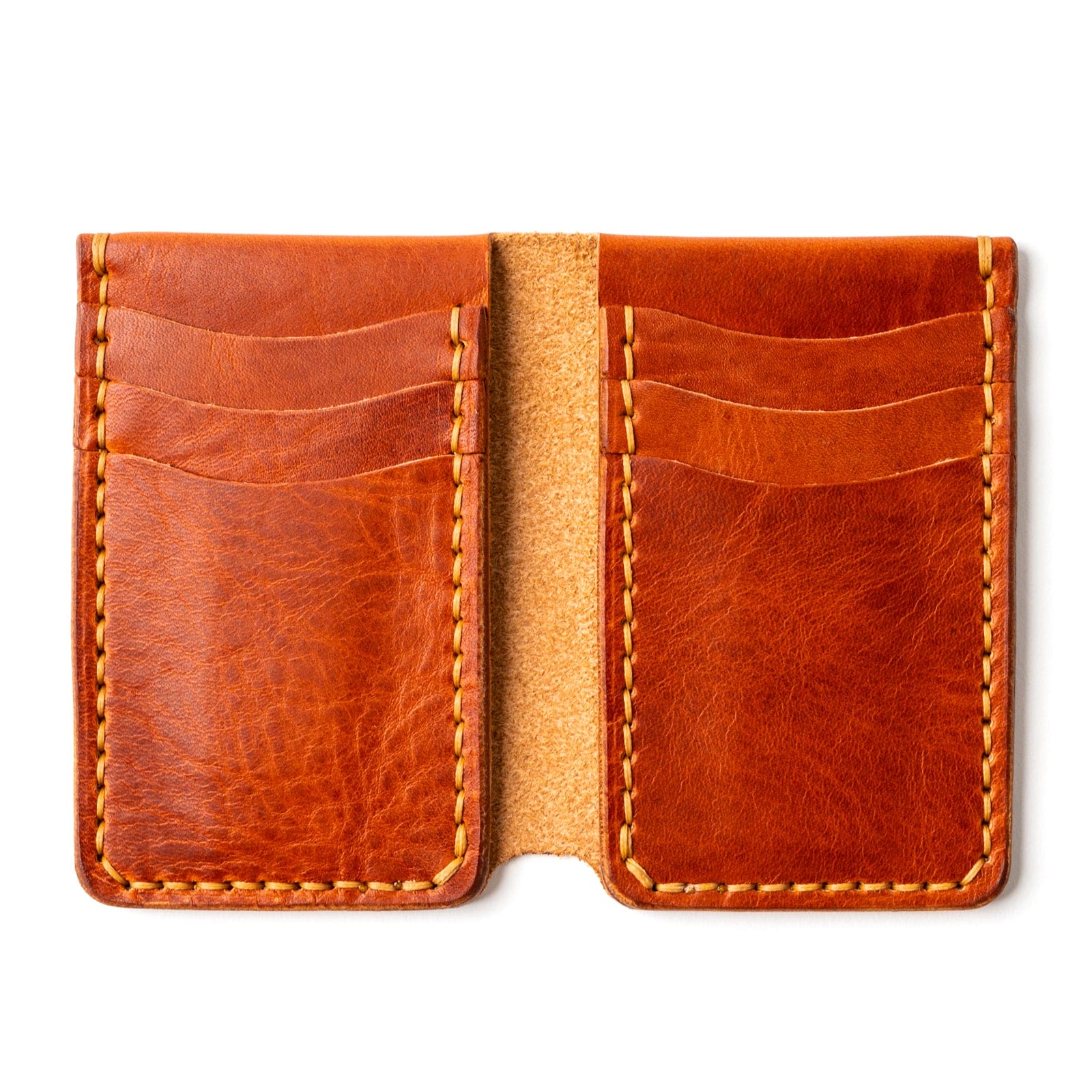 Premium Genuine Leather Vertical Wallet for Men - Slim RFID Blocking Bifold Credit Card Holder - Perfect for Business, Travel & Everyday Use