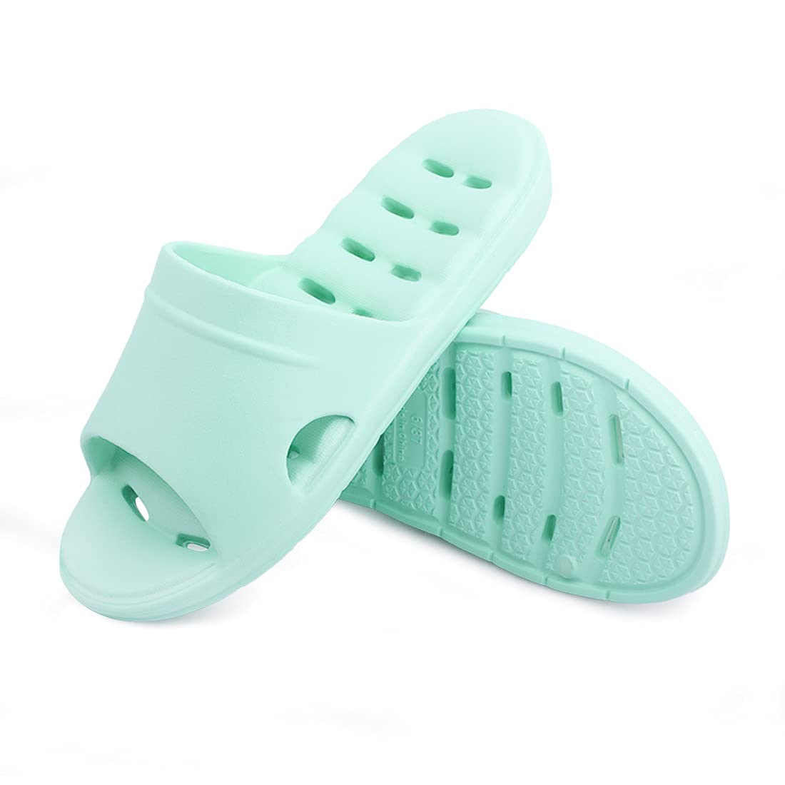 LM Women's Non-Slip Shower Slippers - Comfortable Bathroom Sandals for Home, Dorm & Spa Use - Soft House Shoes with Anti-Skid Sole for Wet Floors