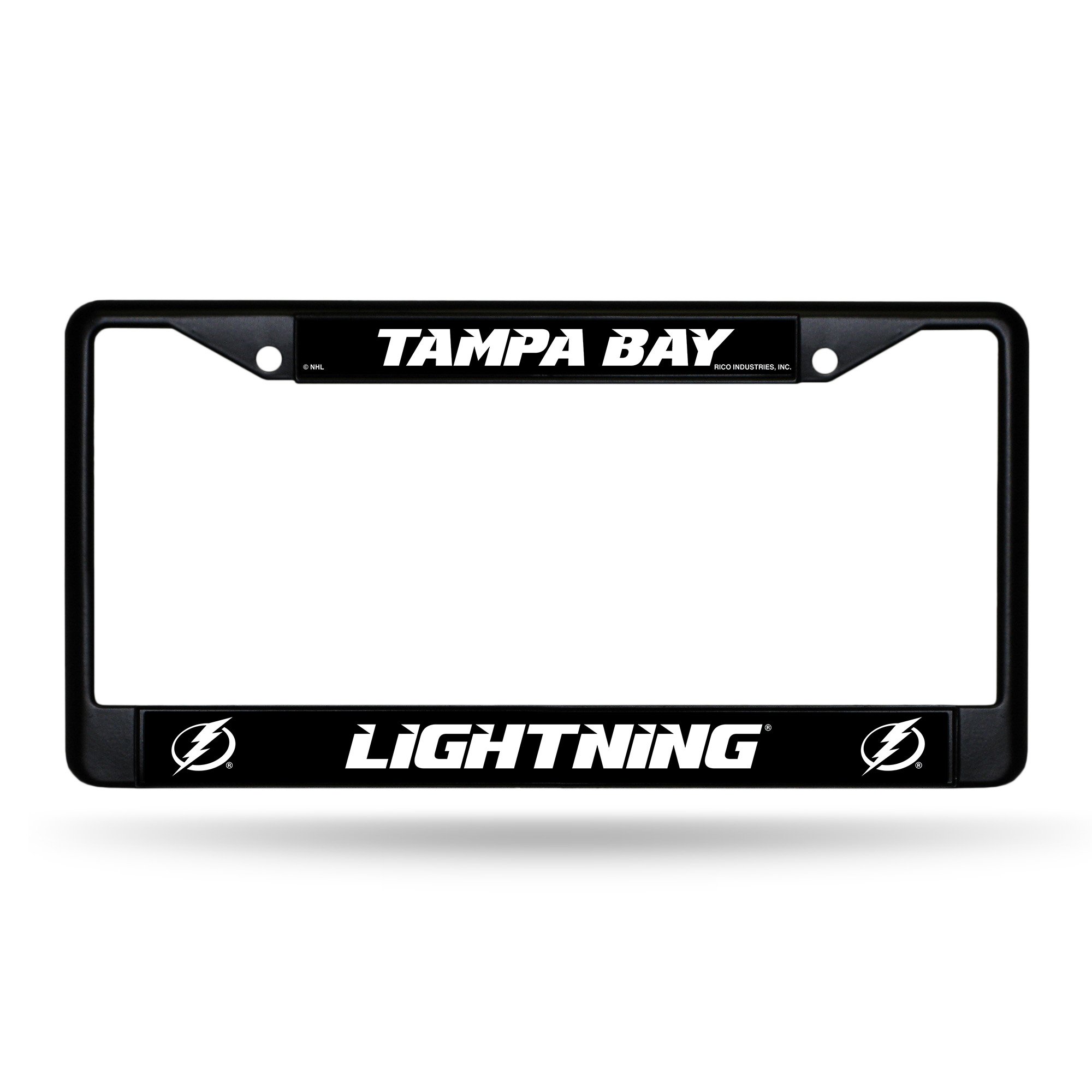 NHL Tampa Bay Lightning Chrome License Plate Frame - Officially Licensed, Multicolor, One Size - Perfect for Car Enthusiasts & Sports Fans