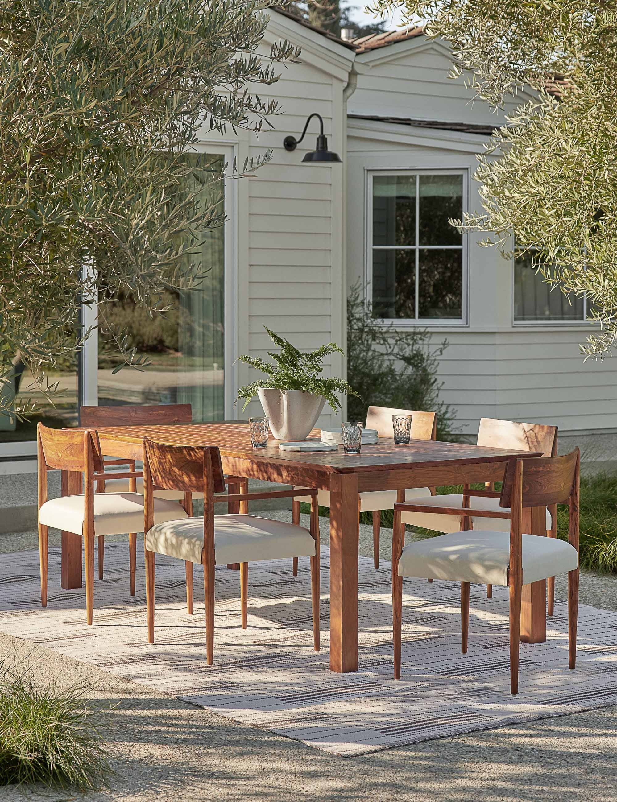 Premium Garner Indoor/Outdoor Dining Table Set - Weather-Resistant & Durable for Patio, Garden, Backyard, and Home Decor - Perfect for Outdoor Entertaining & Family Gatherings