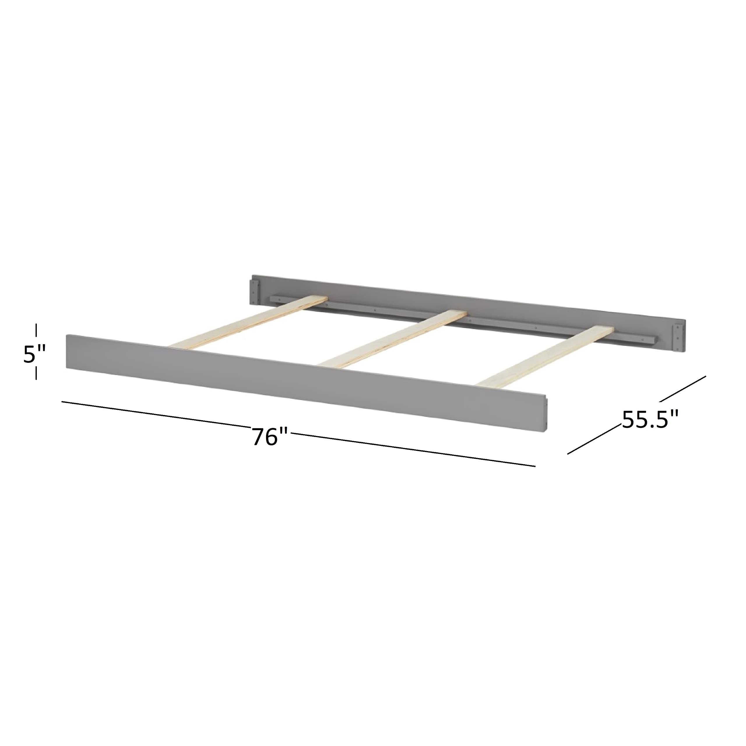 Oxford Baby Harper 4-in-1 Convertible Crib Conversion Kit - GreenGuard Gold Certified for Safe Nursery