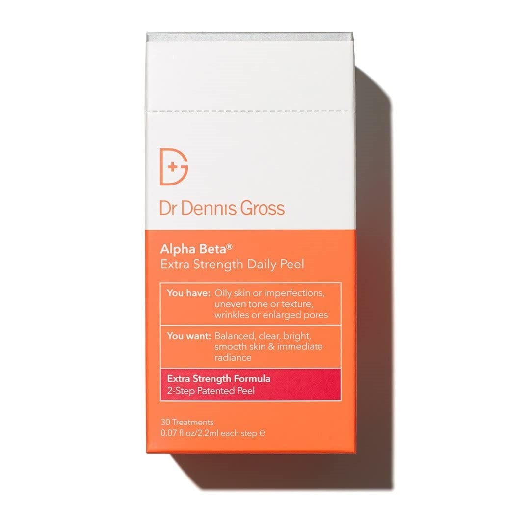 Dr. Dennis Gross Alpha Beta Extra Strength Daily Peel Pads - Exfoliating Treatment for Smooth, Glowing Skin | At-Home Facial for Acne, Wrinkles & Dark Spots