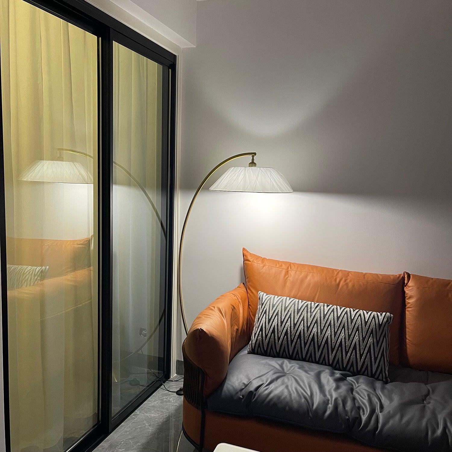 Modern Circo LED Floor Lamp with Adjustable Brightness - Perfect for Living Room, Bedroom & Office Reading Light