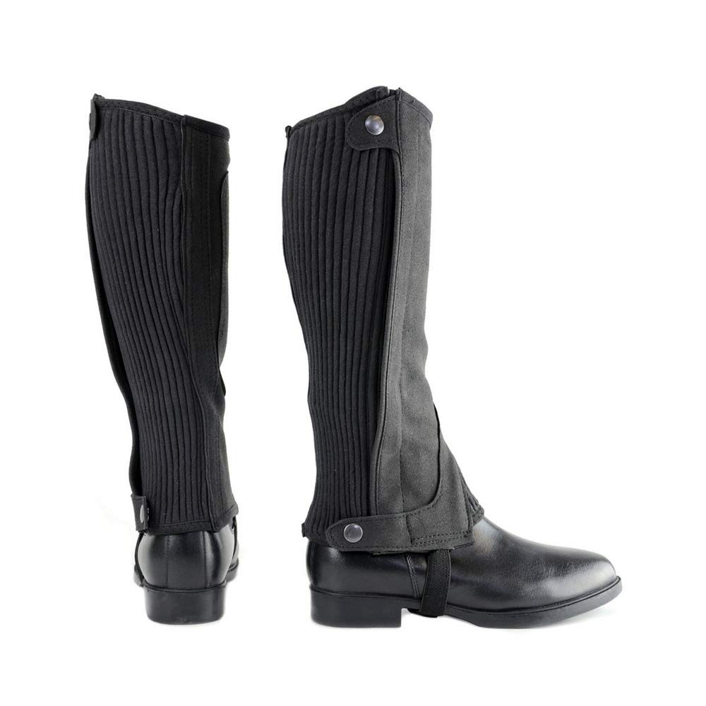 HyLAND Kids Amara Gaiters - Large Size, Black - Perfect for Outdoor Adventures, Hiking, and Winter Play