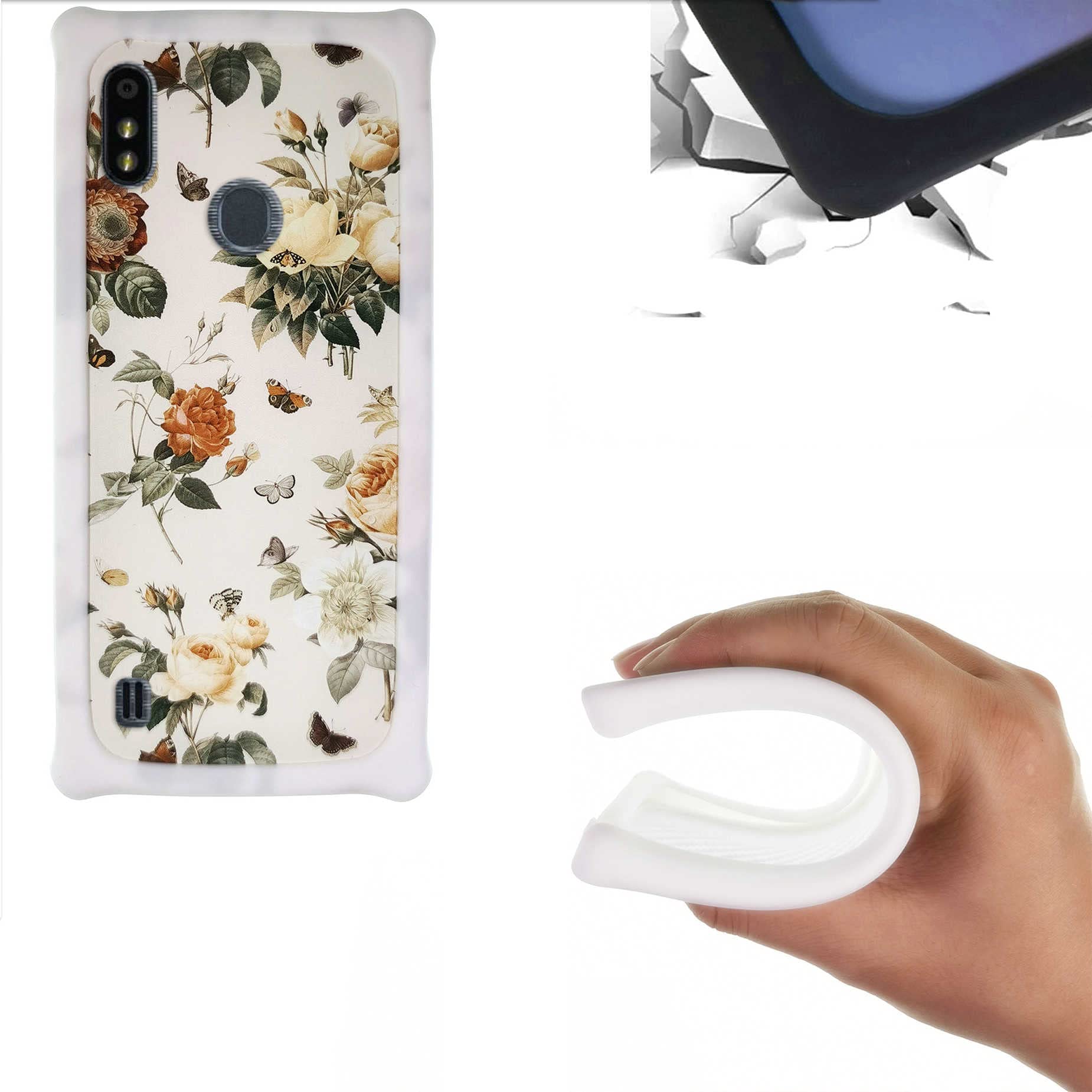 ZTE Blade A3 Prime Case - Shockproof PC Back Cover with Soft Silicone Bumper - Perfect for Everyday Protection & Outdoor Activities