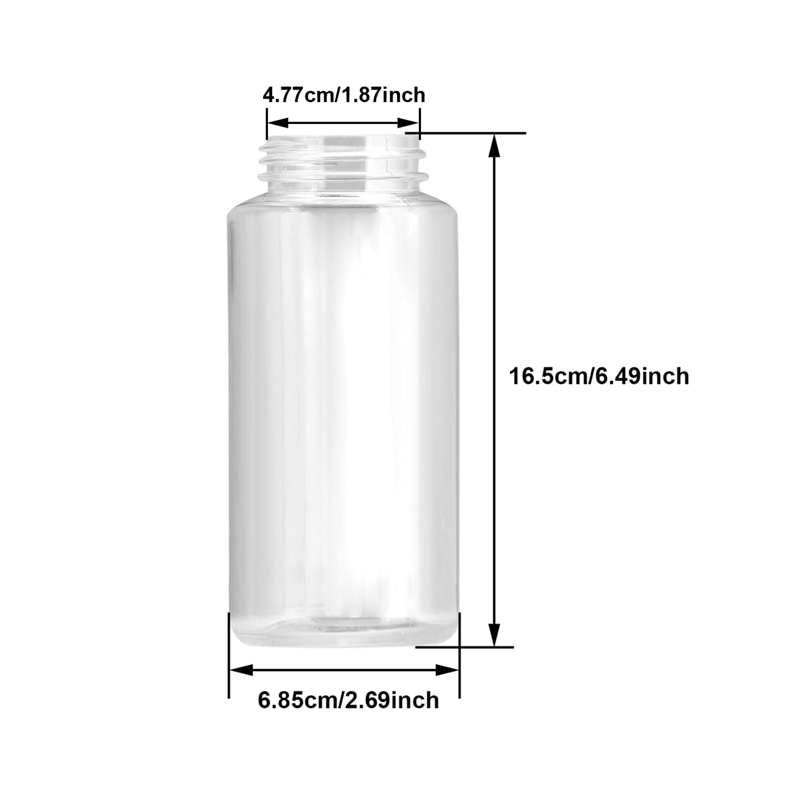 ETSPA90 Replacement Water Bottle for Elitzia ETSPA90WA - Plastic Waste Water Container for CPAP Humidifiers (Ideal for Nighttime Therapy & Travel Use)