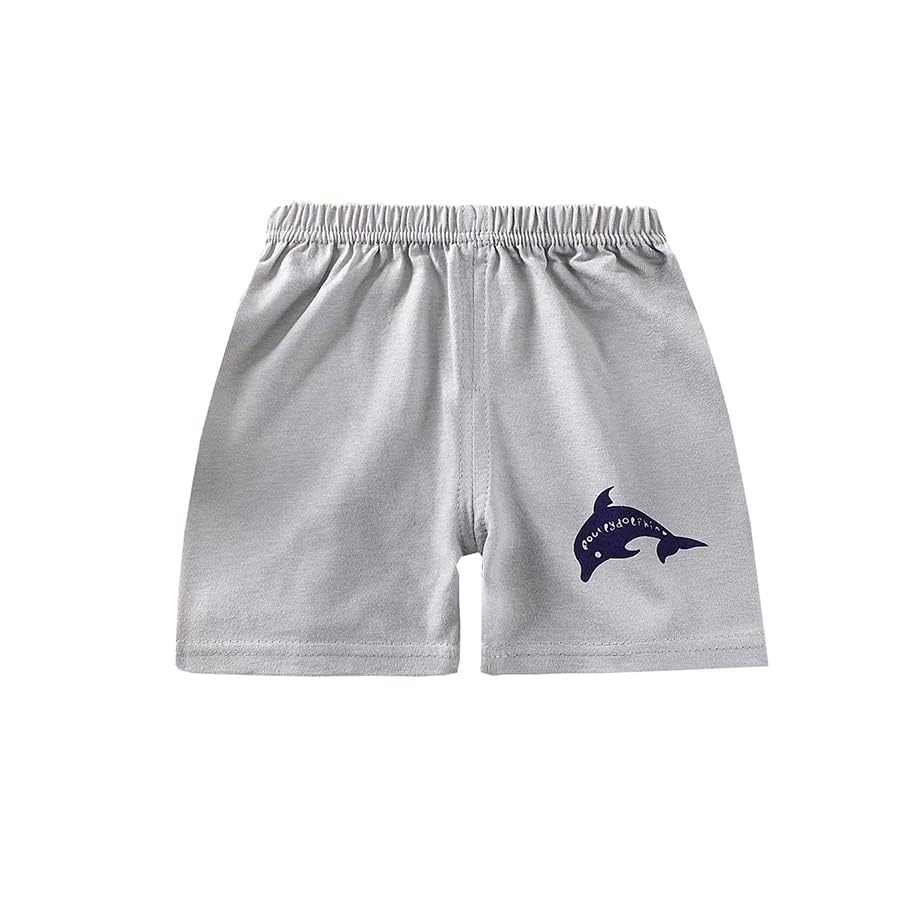 **Boys' Cotton Athletic Shorts for Toddlers - Comfortable Track Pants for Active Play, Running & Outdoor Activities**
