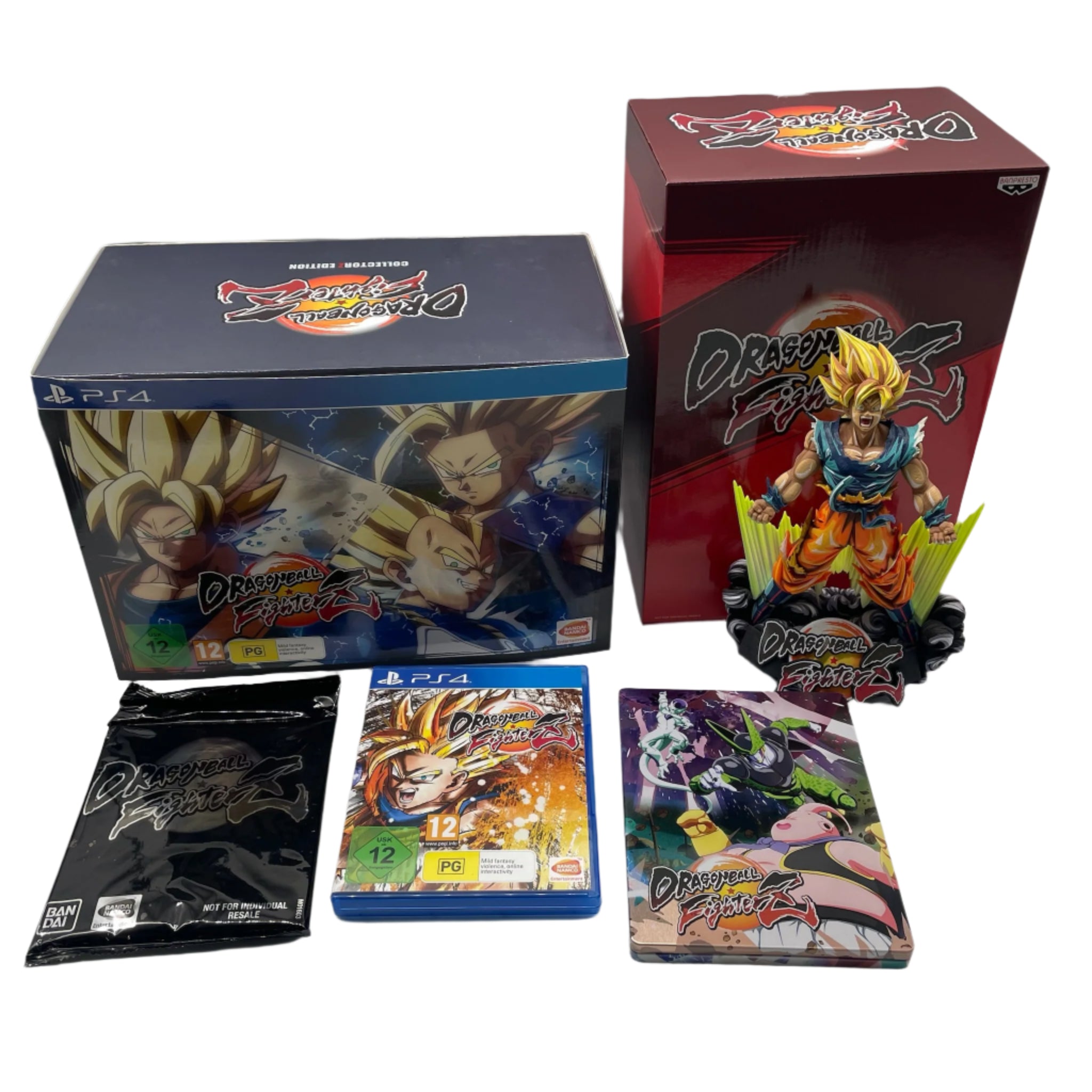 Dragon Ball Fighter Z Collectors Edition - PS4 Playstation 4 Game with Steelbook Case, Manual & Exclusive Figure | Perfect for Anime Fans & Fighting Game Enthusiasts | Great Gift for Gamers & Dragon Ball Collectors