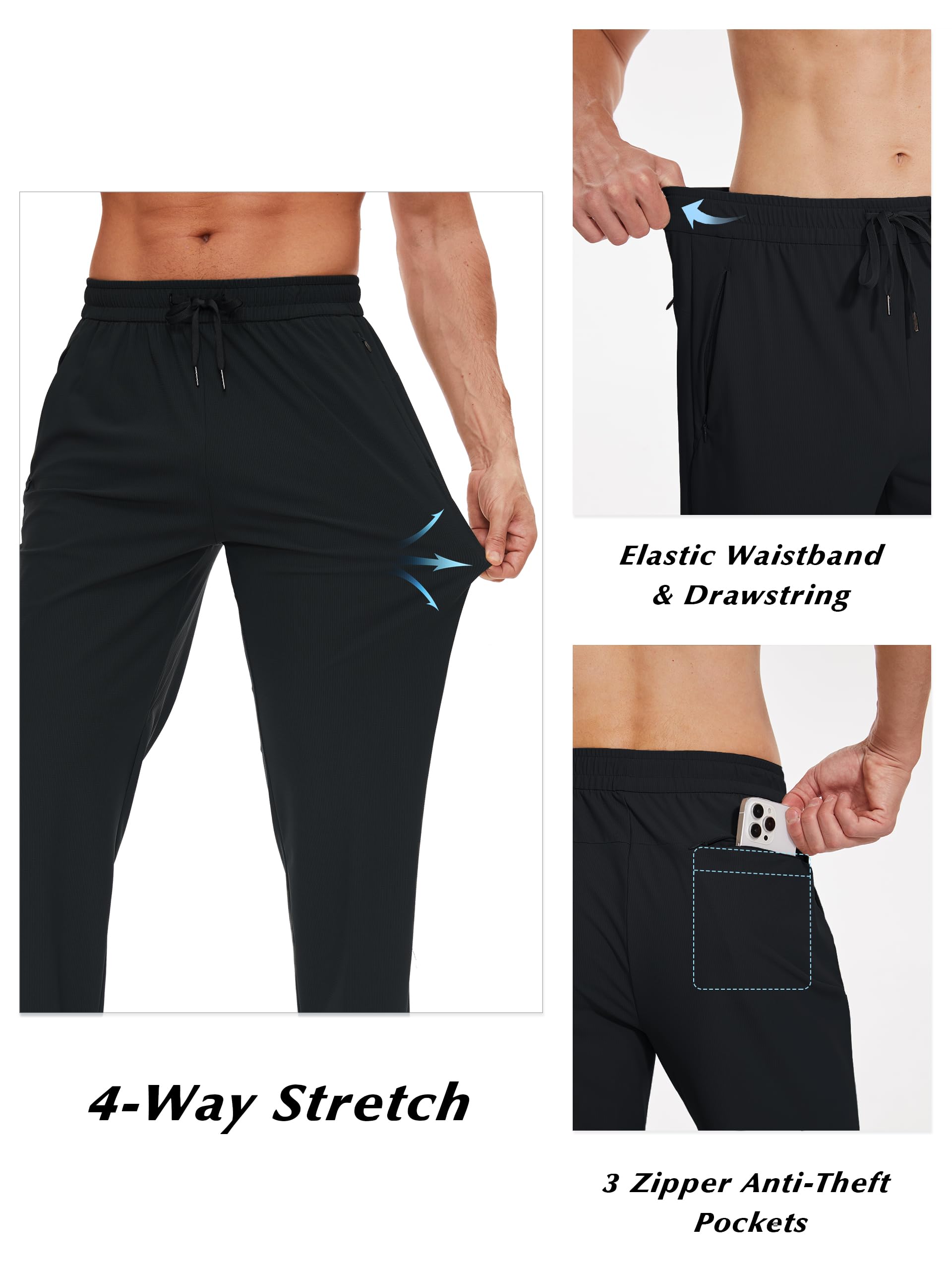 SEVEGO Men's Tall Joggers Sweatpants 31