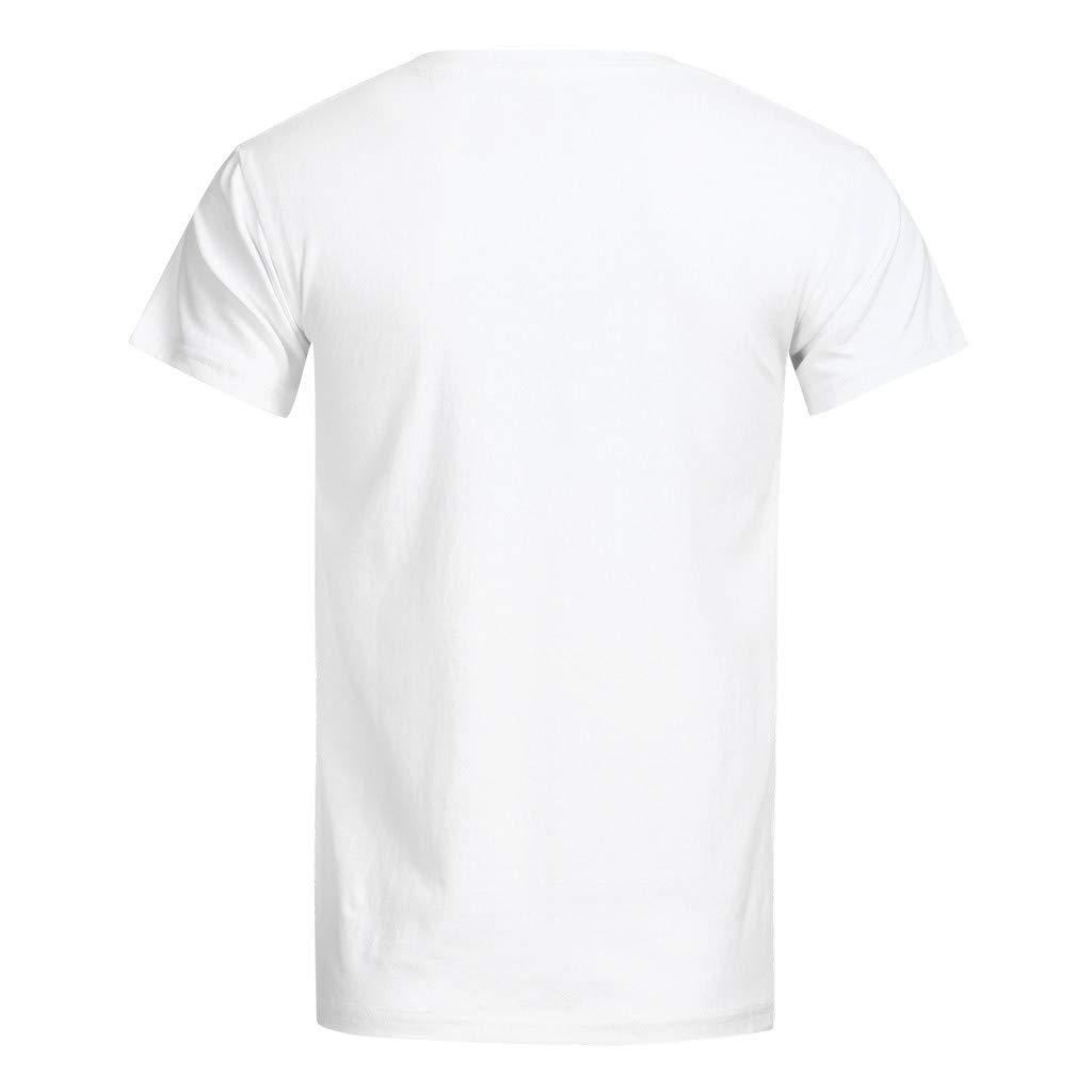 Men's Short Sleeve Matching Family T-Shirts - Dad & Family Letter Print Cotton Crewneck Tees - Perfect for Father's Day Gifts, Family Reunions & Couple Outfits