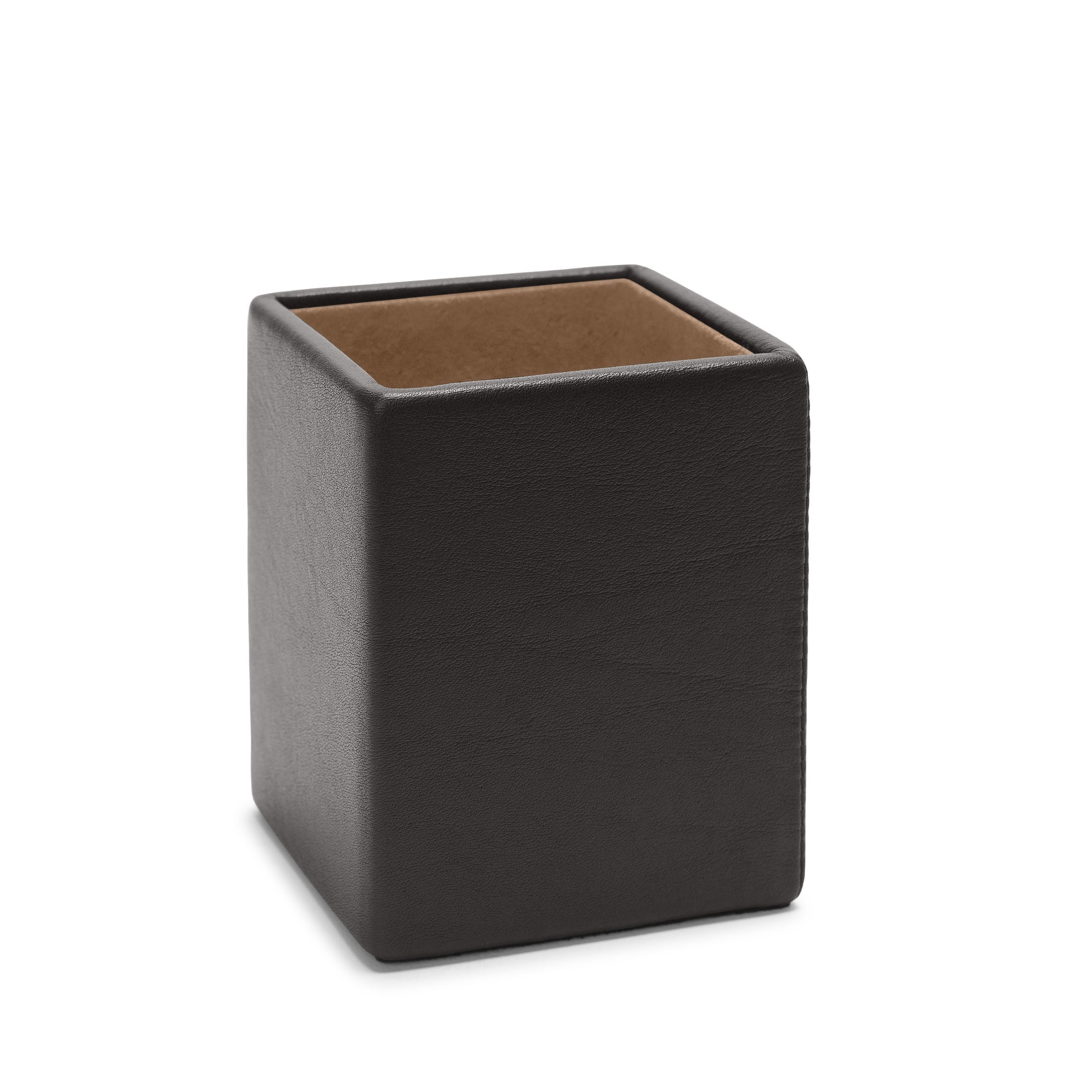 Elegant Black Onyx Desk Accessories Set - Premium Office Organizer for Pens, Paper Clips & Staples - Perfect for Home Office, Study & Workspace Décor