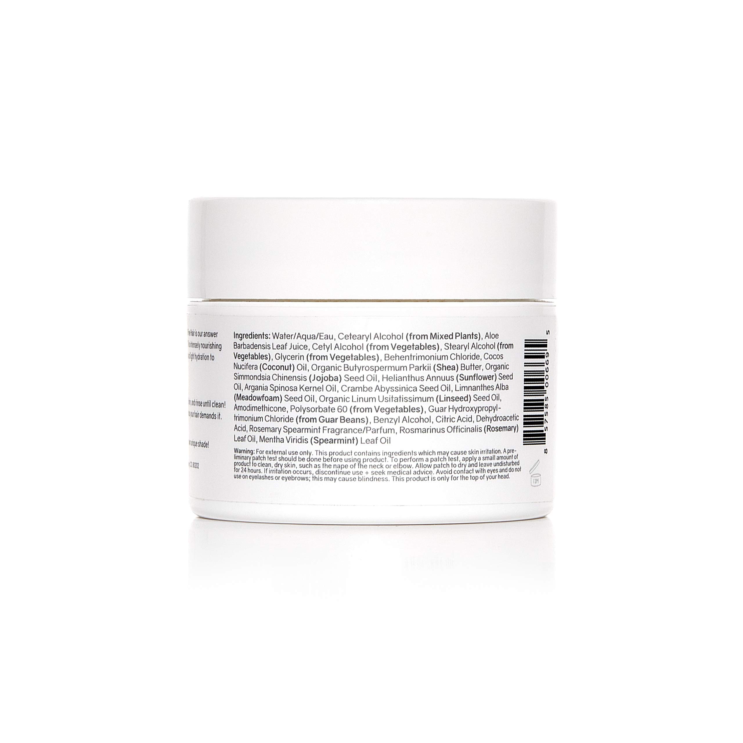 oVertone Haircare The Remedy for Fine Hair - Colorless Hydrating Mask with Shea Butter & Coconut Oil | Cruelty-Free, 8 oz | Deep Conditioning Treatment for Dry, Damaged Hair | Perfect for Daily Use & Salon-Quality Results
