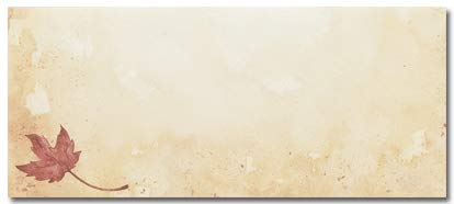 Fall Leaves #10 Envelopes - Pack of 100 for Stationery, Letters & Invitations - Perfect for Autumn Greetings, Wedding Invites & Business Correspondence