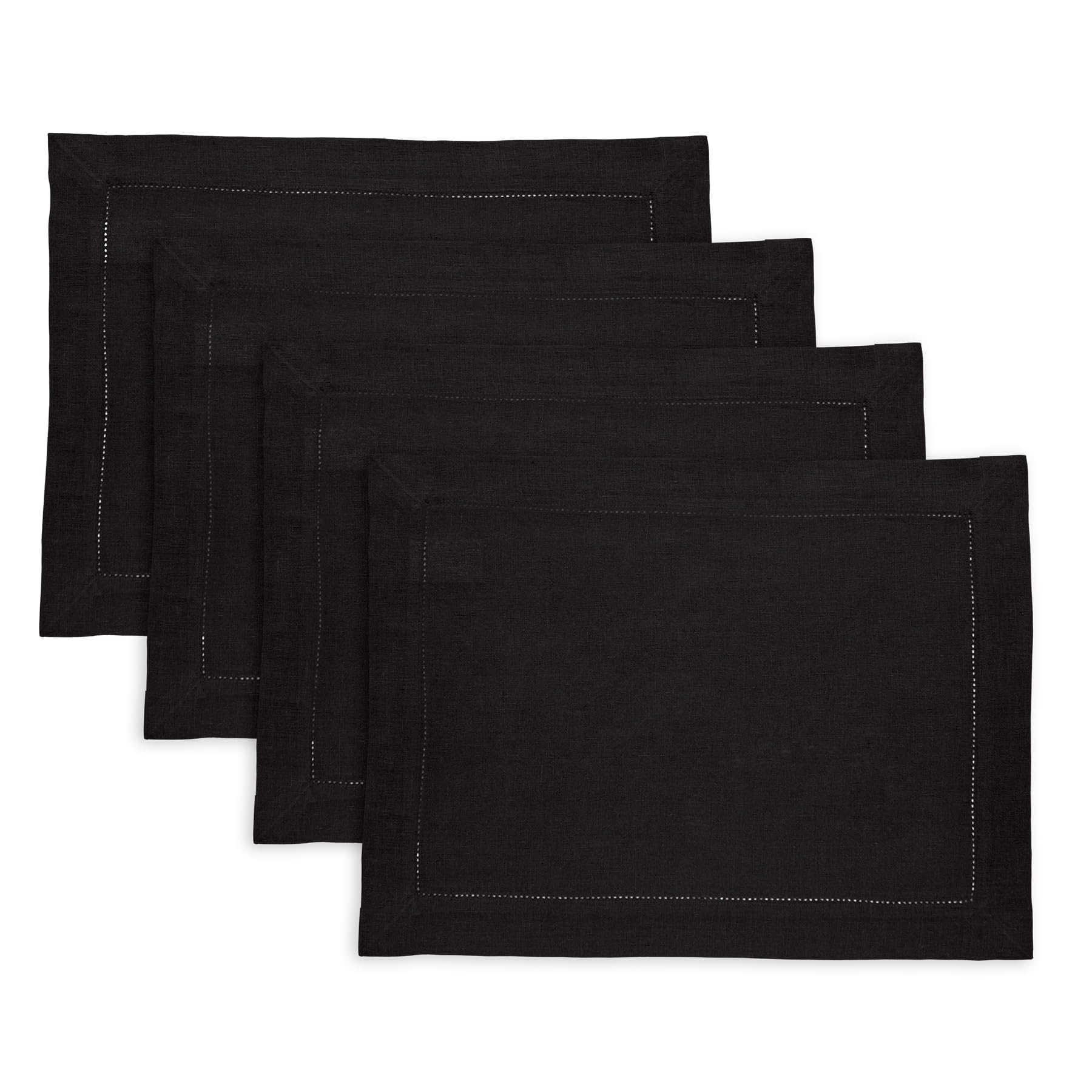 Premium 100% Pure Linen Placemats Set of 4 - 14