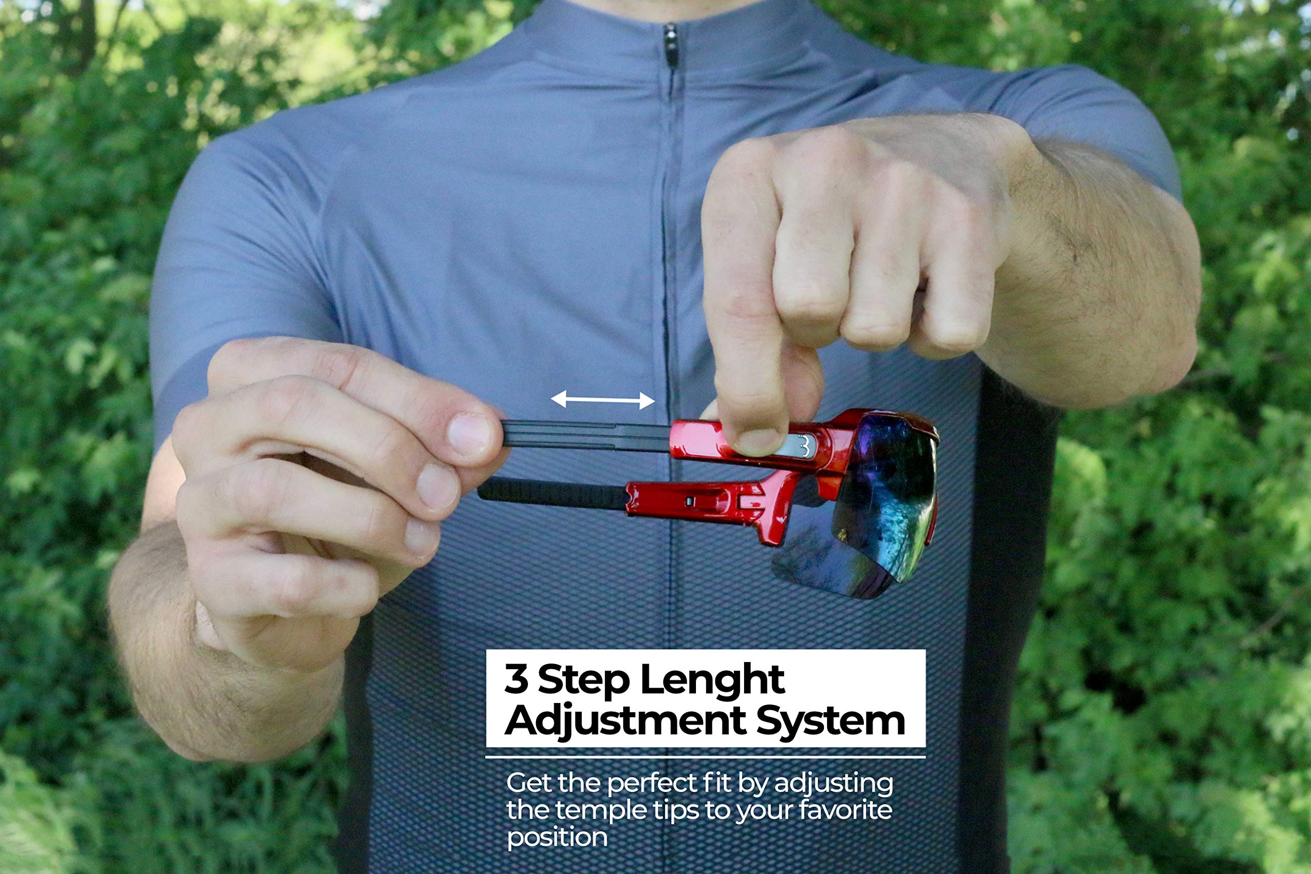 BBB Classic Sport Glasses - Polarized UV Protection Sunglasses for Running, Cycling & Outdoor Activities - Lightweight & Durable for Men & Women
