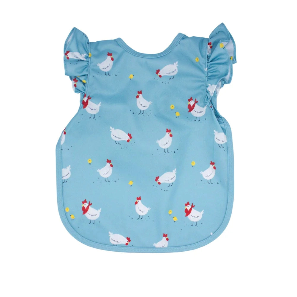 Little Chickies Baby Bibs for Toddlers 6 Months+ - Soft, Adjustable & Waterproof Feeding Bibs for Messy Meals, Snacks & Playtime