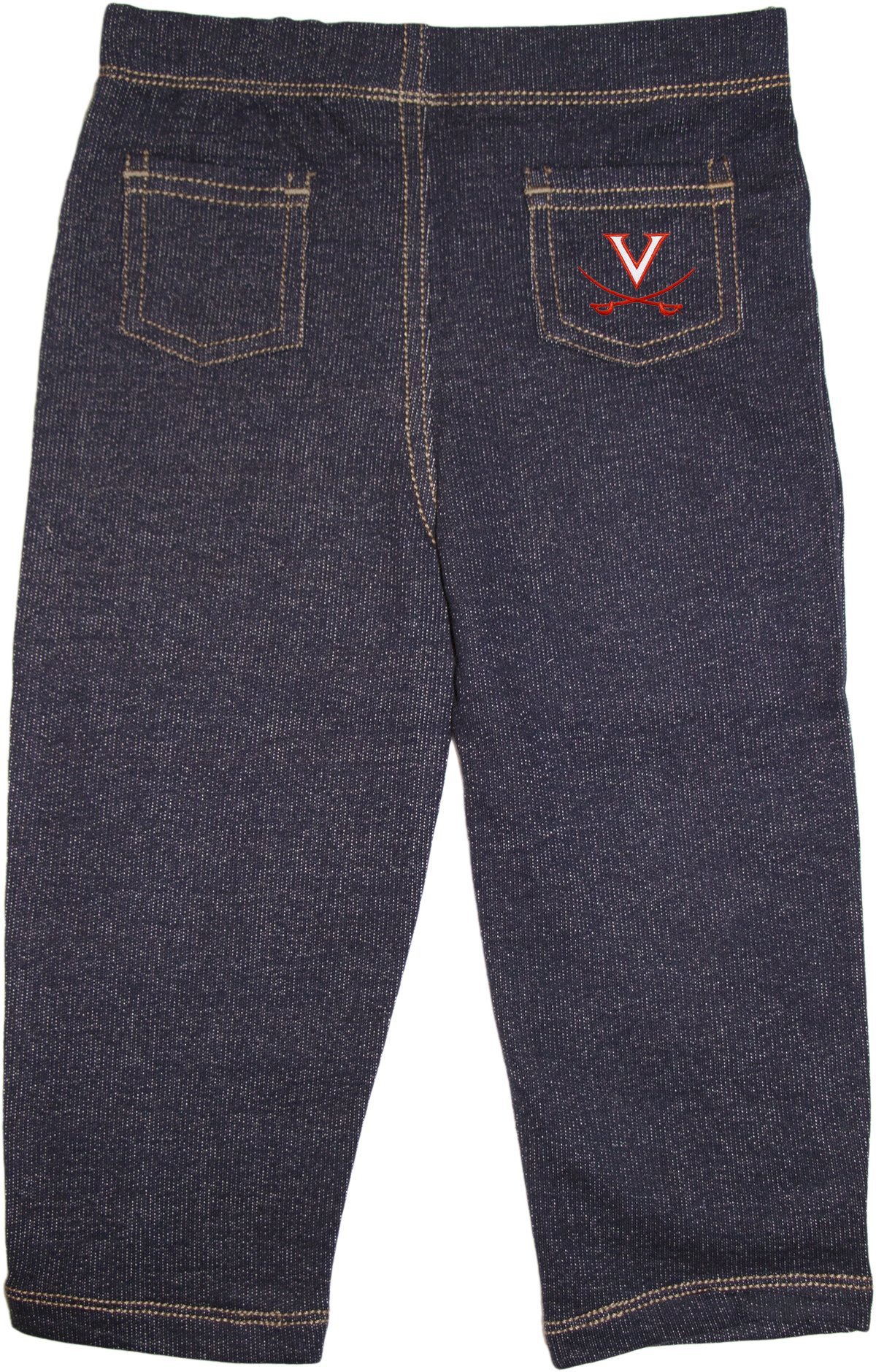 University of Virginia Denim Jeans for Men & Women - Classic Comfort Fit, High-Quality Cotton Jeans for Casual Wear, Campus Style, and Everyday Outfits