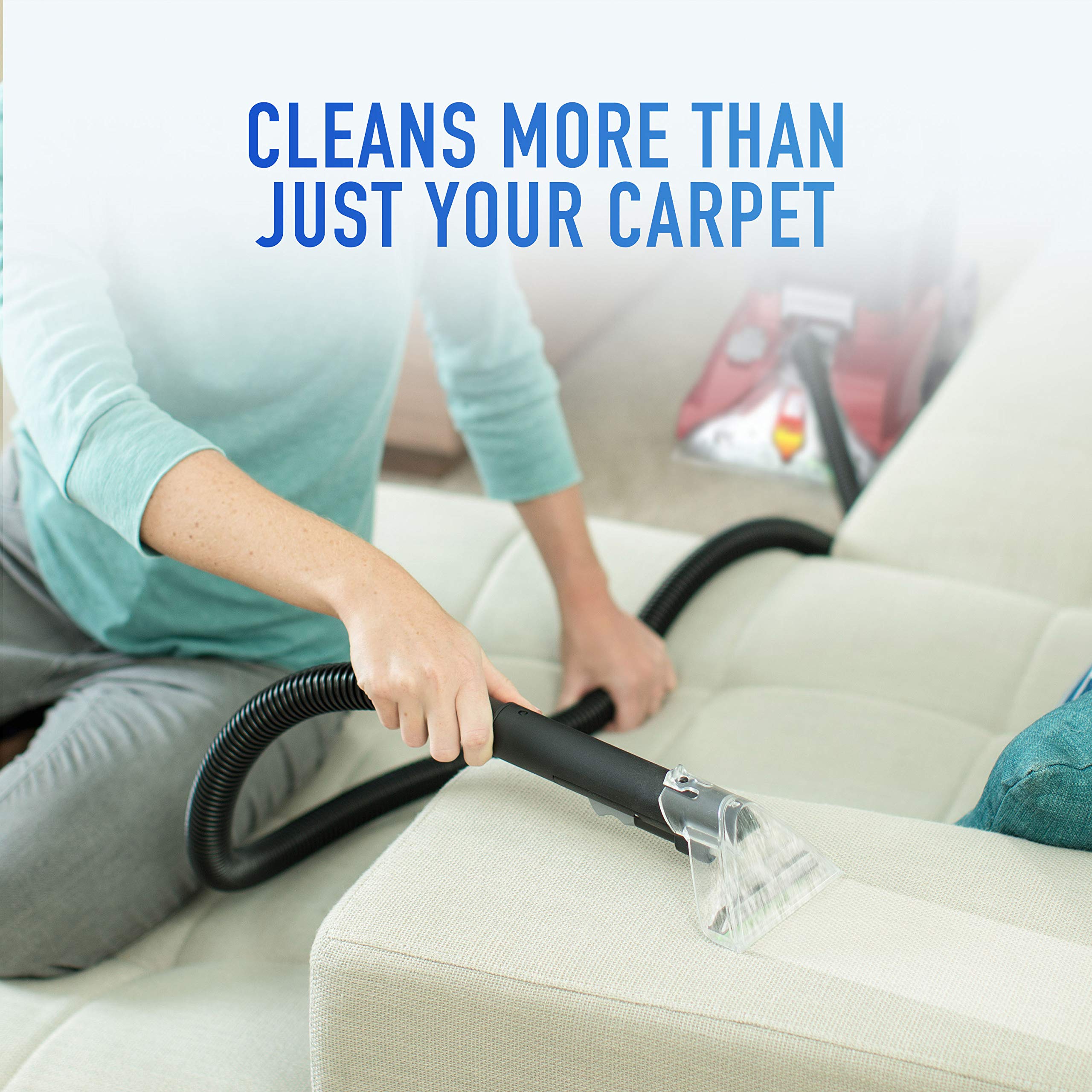 Hoover PowerScrub Deluxe Carpet Cleaner Machine FH50150NC with 64 oz Carpet Cleaning Solution - Deep Cleaning Carpet Shampoo for Pet Hair, Stains & Odors - Perfect for Home, Office & High-Traffic Areas